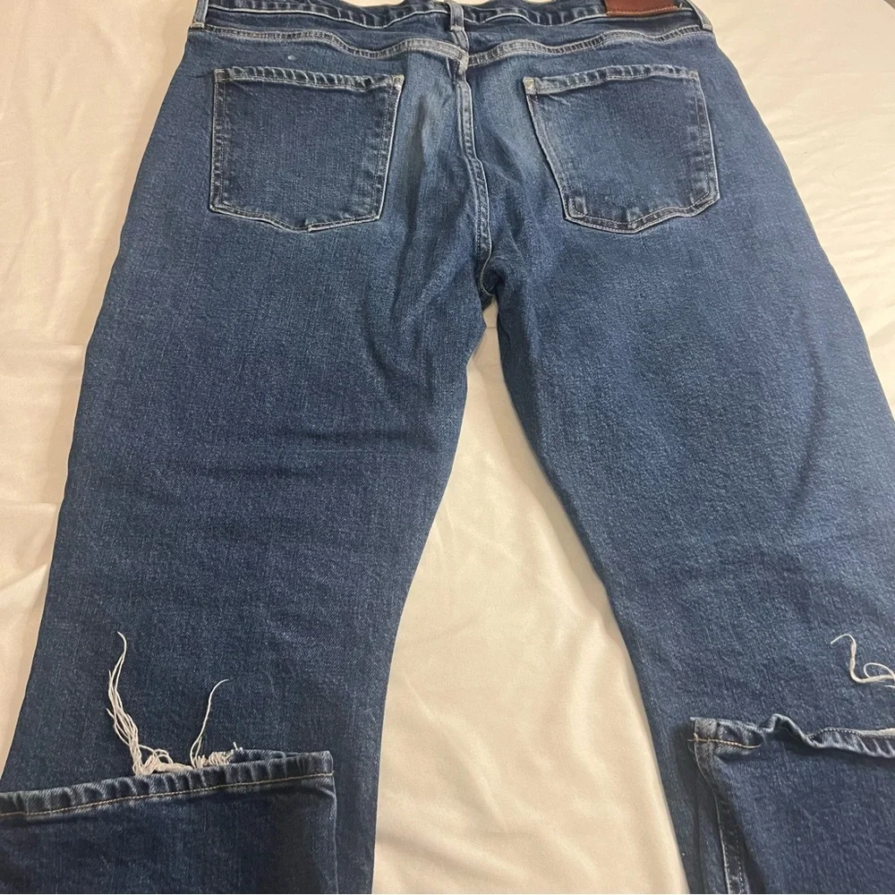 Citizens of Humanity Demy Cropped Flare Jeans Size‎ 31 Raw Hem Stretch Denim